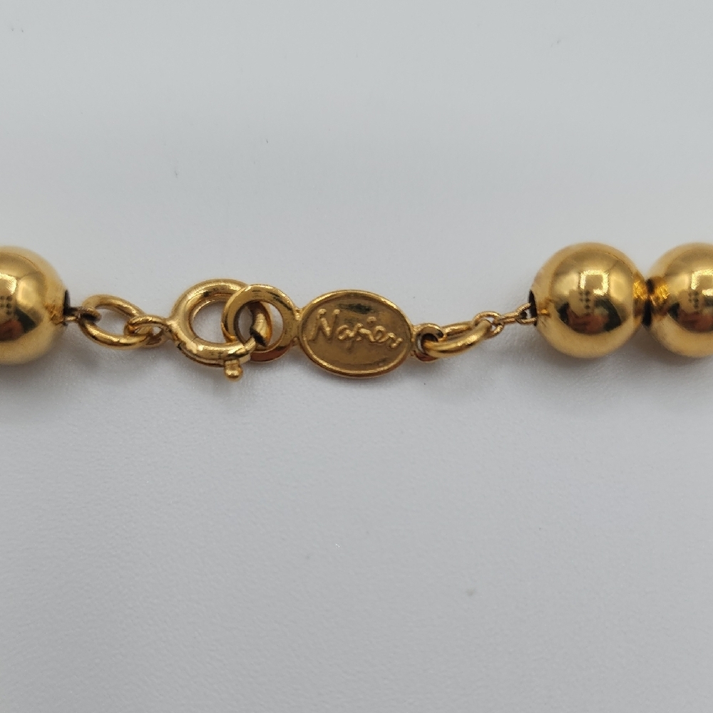 Napier Gold Beaded 20" Necklace - Picture 4 of 11